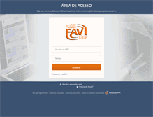 Tablet Screenshot of favic.matheusacademico.com.br
